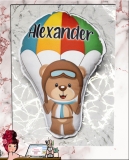 Konturen Kuschelfreund Teddy Fallschirm *handmade
