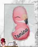 Konturen Kuschelfreund Flamingo Mina *handmade