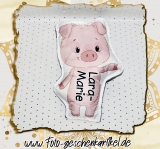 Konturen Kuschelfreund Schwein Pepe *handmade
