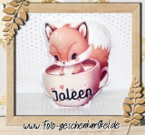 Konturen Kuschelfreund fox in mug *handmade