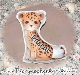 Konturen Kuschelfreund Leopard Leon *handmade