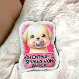 Konturen Kuschelfreund Hund Baby Lia- Schild *handmade