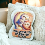 Konturen Kuschelfreund Eulen Love- Schild *handmade